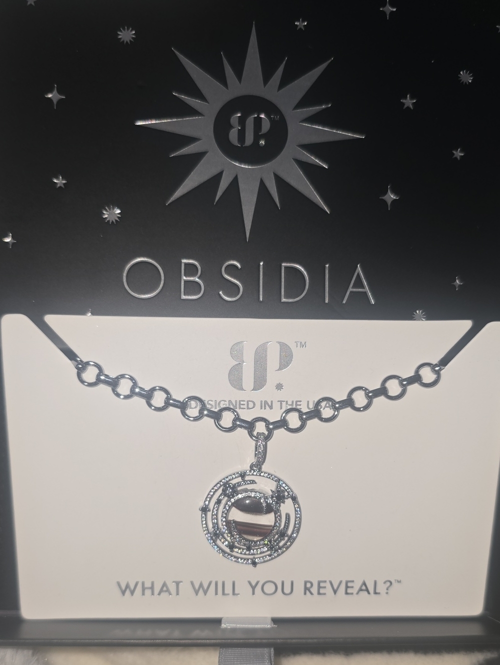Bomb Party Obsidia Necklace